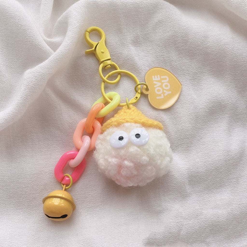 Keychain| Fluffy ball